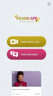 Prank Call - Fake Call & Chat android App screenshot 0